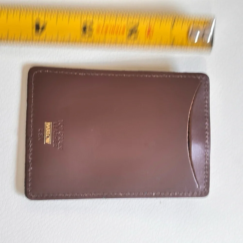 Barlow vintage leather money clip